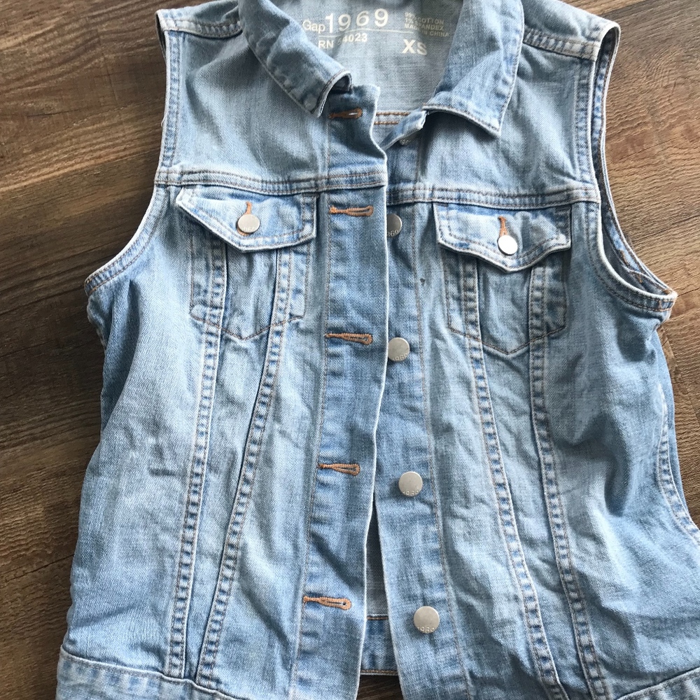 GAP Denim Vest Jacket